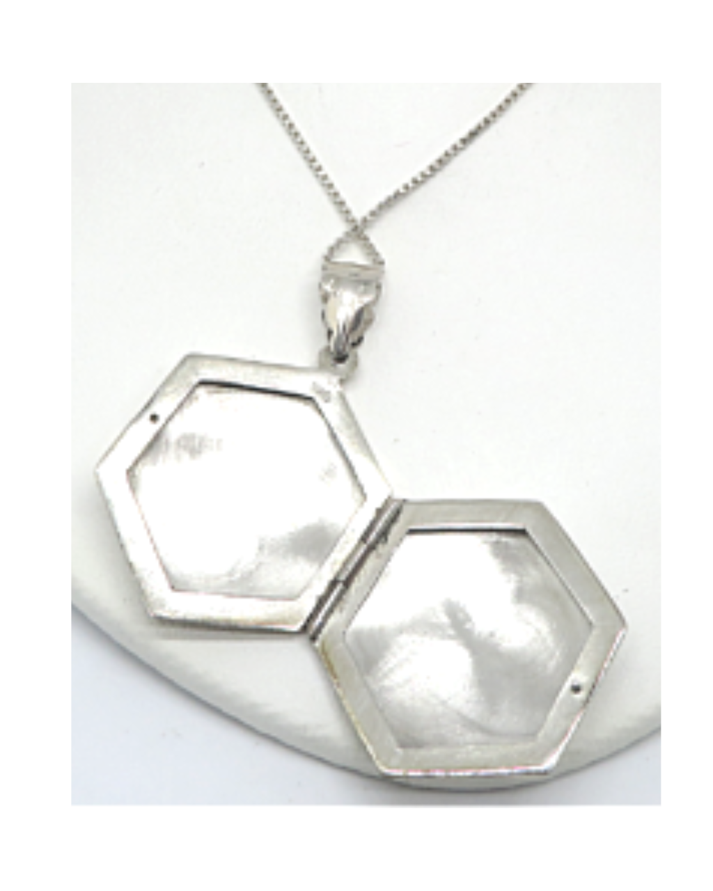 Locket Engraved Design Sterling Necklace with 18" Box Chain ONE ONLY